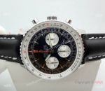 Swiss Copy Breitling 1884 Chronometre Navitimer Watch 43mm SS Case Black Dial